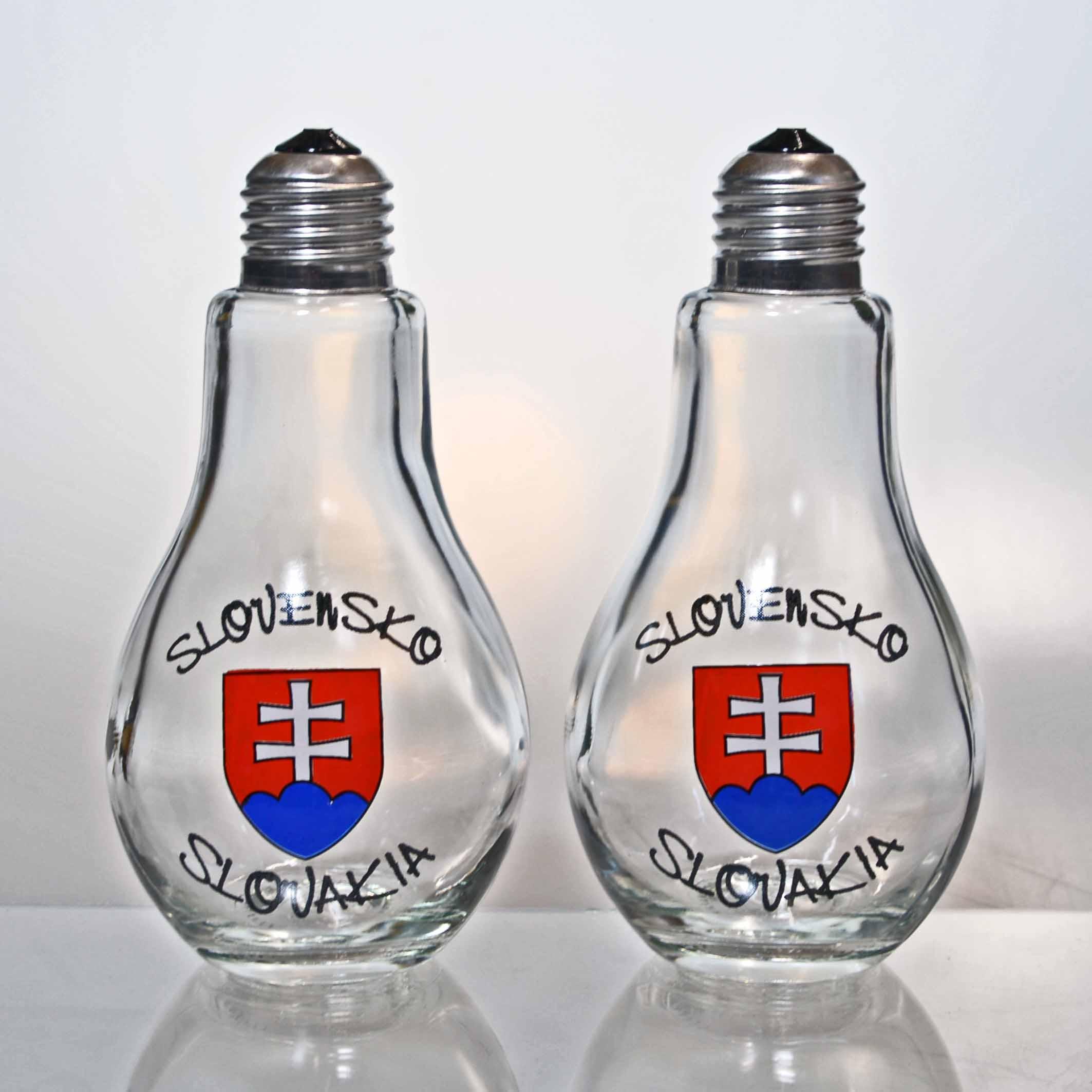 Sklenená fľaša žiarovka - Slovensko/Slovakia 0,2 L